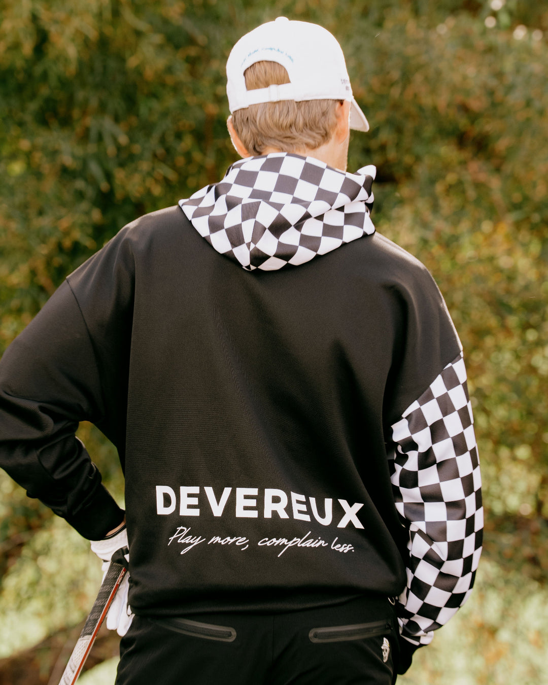 The Major チェッカーフーディー 763572010-BLACK