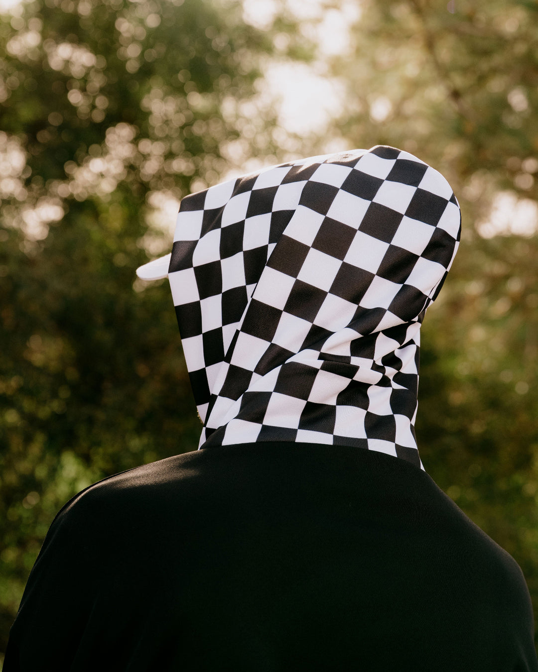 The Major チェッカーフーディー 763572010-BLACK