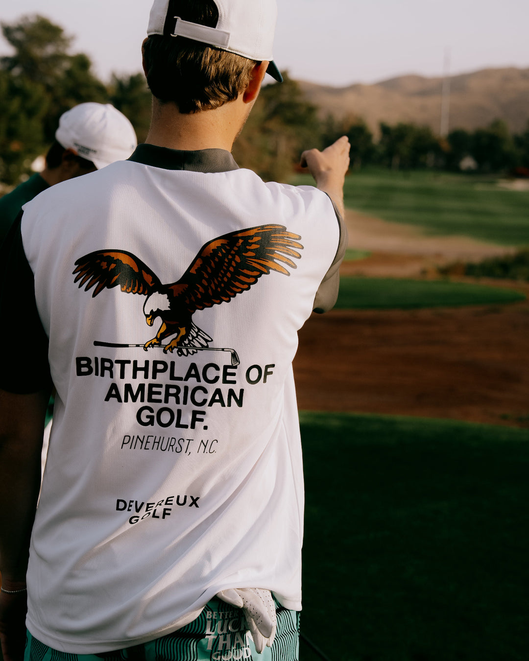 US Fly EagleモックネックTEE 763572013 WHITE×GRAY