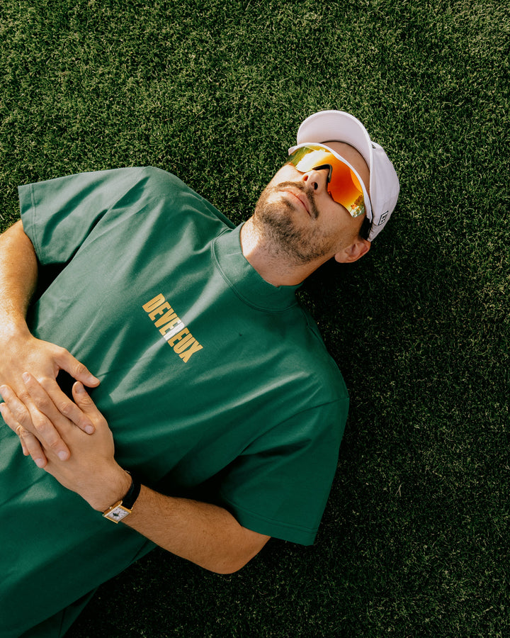 Logo Assorted モックネックTシャツ 763572023-GREEN