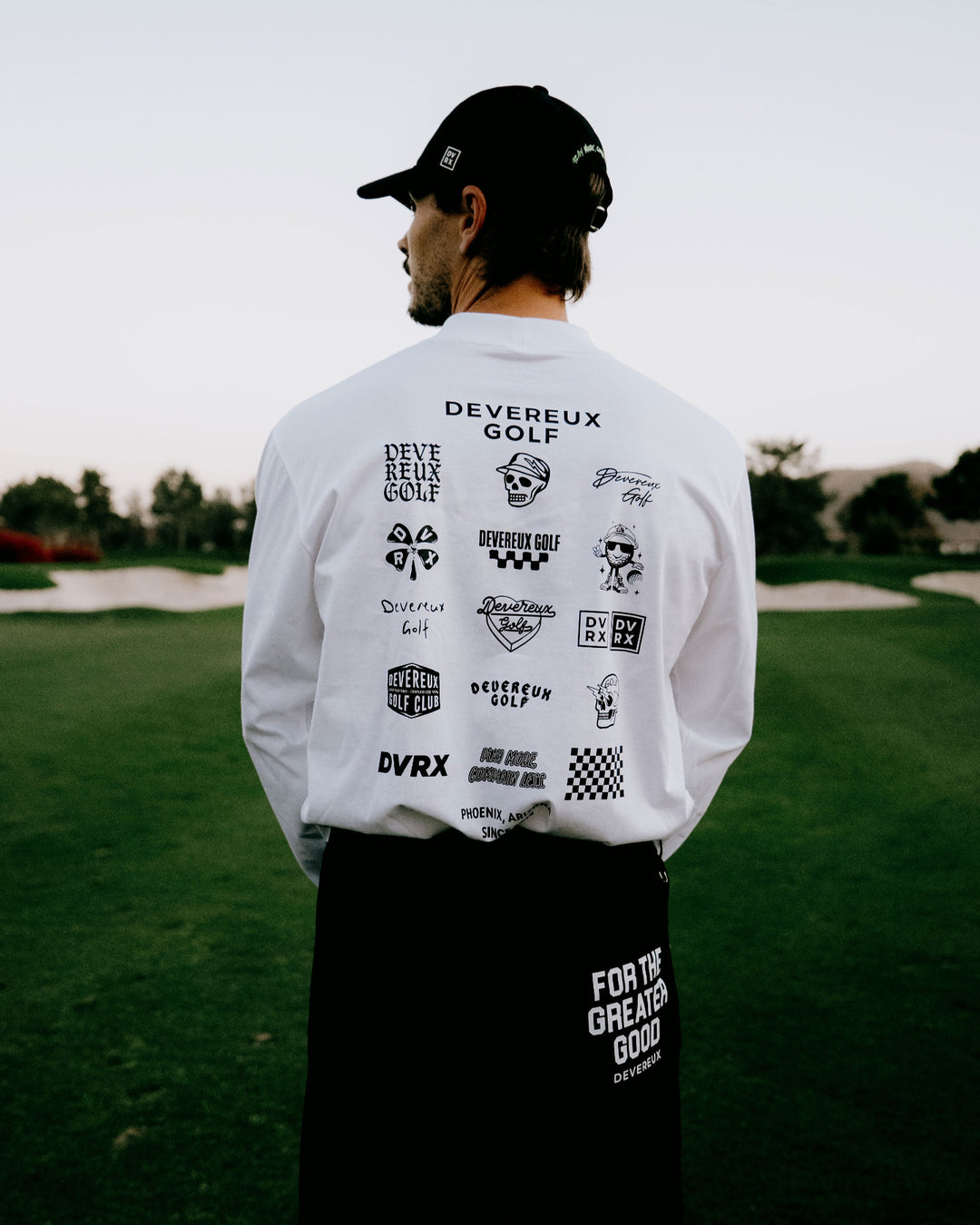 Logo Assorted ロングスリーブ モックネックTシャツ 763572022-WHITE