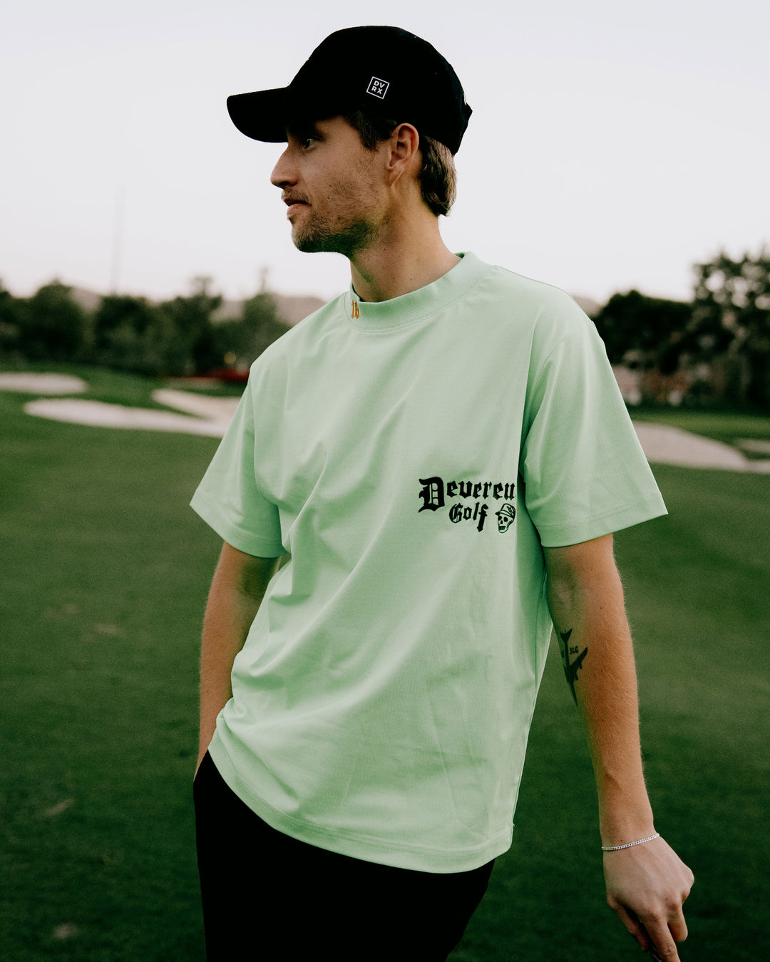 Cactus Run ClubモックネックTシャツ 763572026-GREEN