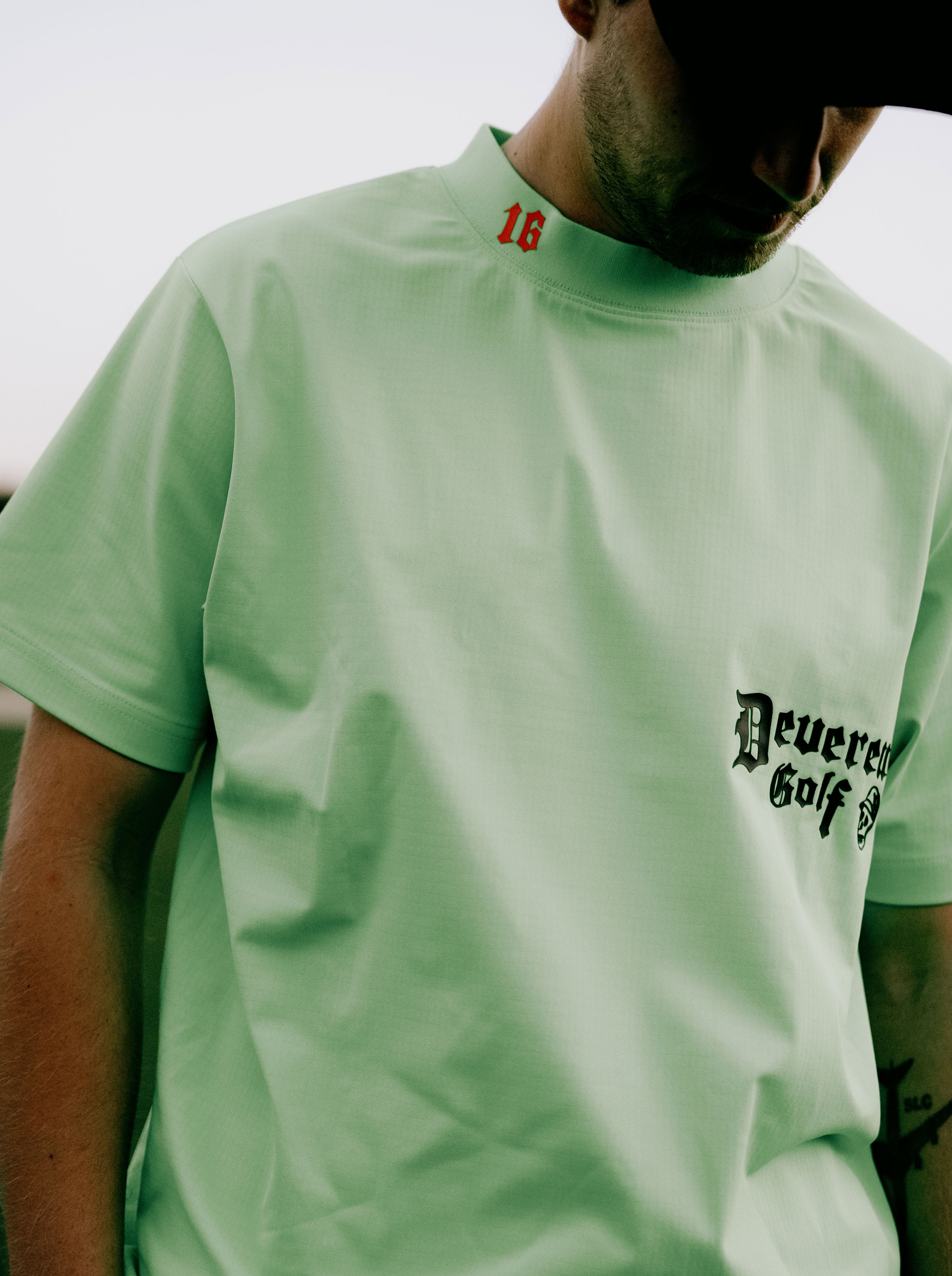 Cactus Run ClubモックネックTシャツ 763572026-GREEN