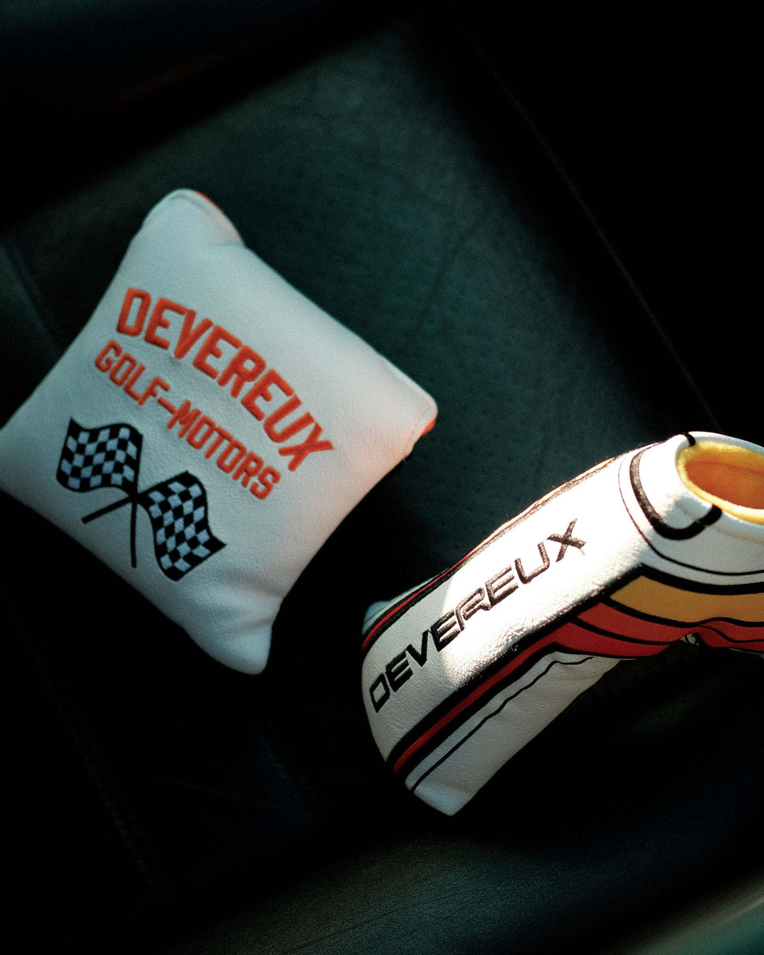 Devereux Motor Sports Mallet Putter Cover 075354800-WHITE