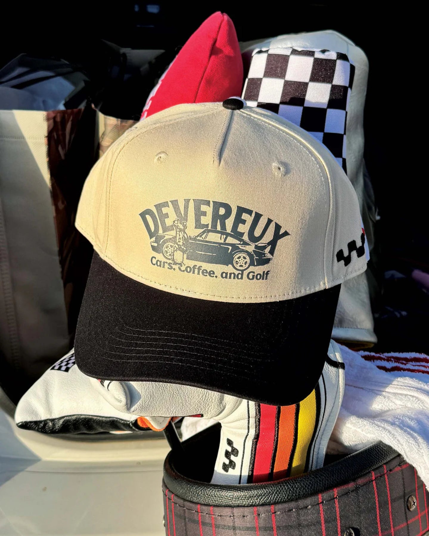 Cars, Coffee, Golf Hat 075354805-OFF WHITE