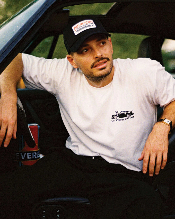 Cars, Coffee and Golf Tee 075354001-WHITE