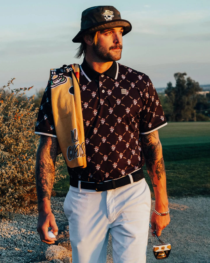 DVRX OG Bolt Polo SS 763432015-BLACK