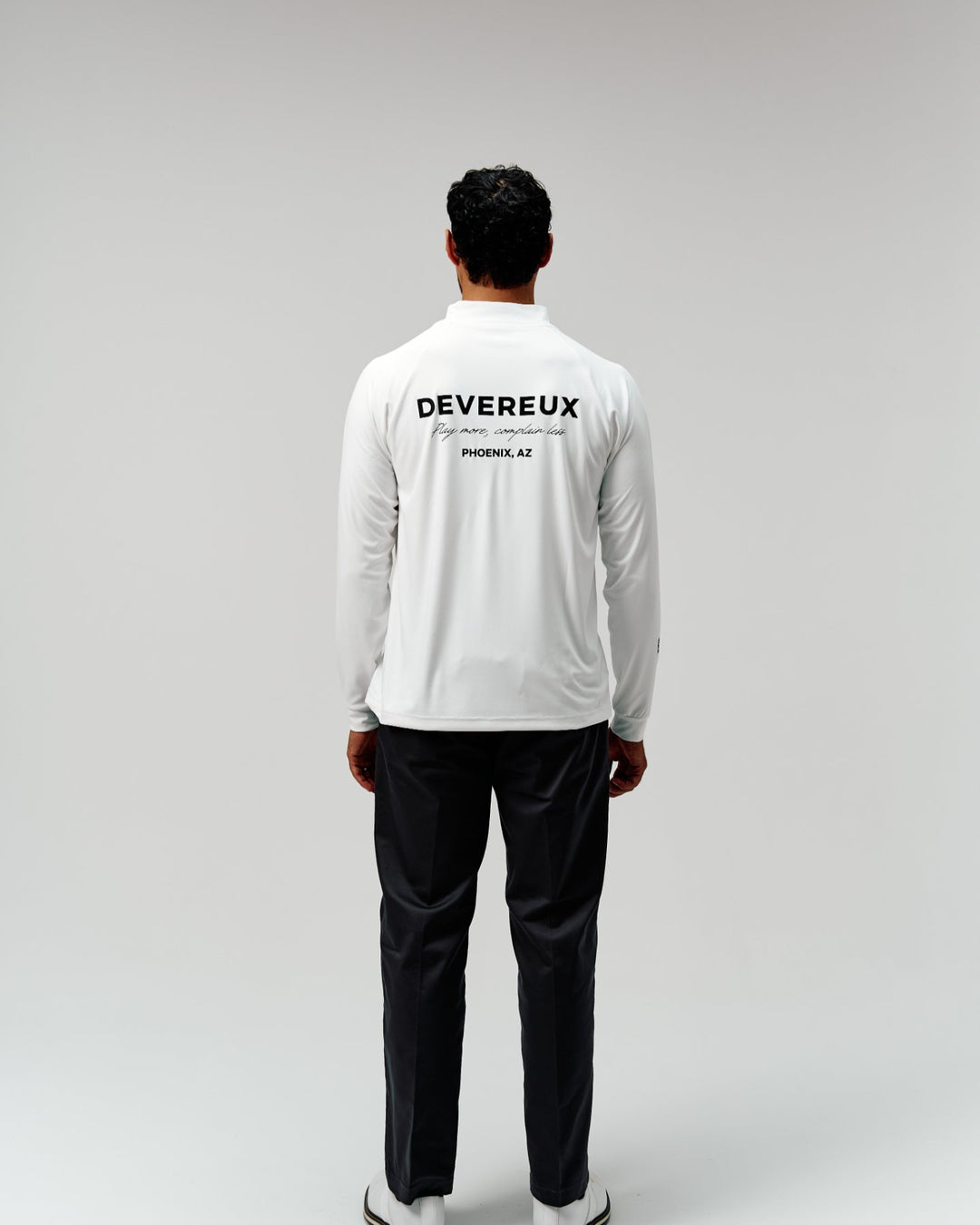 DVG STANDARD LS MOCK TEE 075764003-WHITE