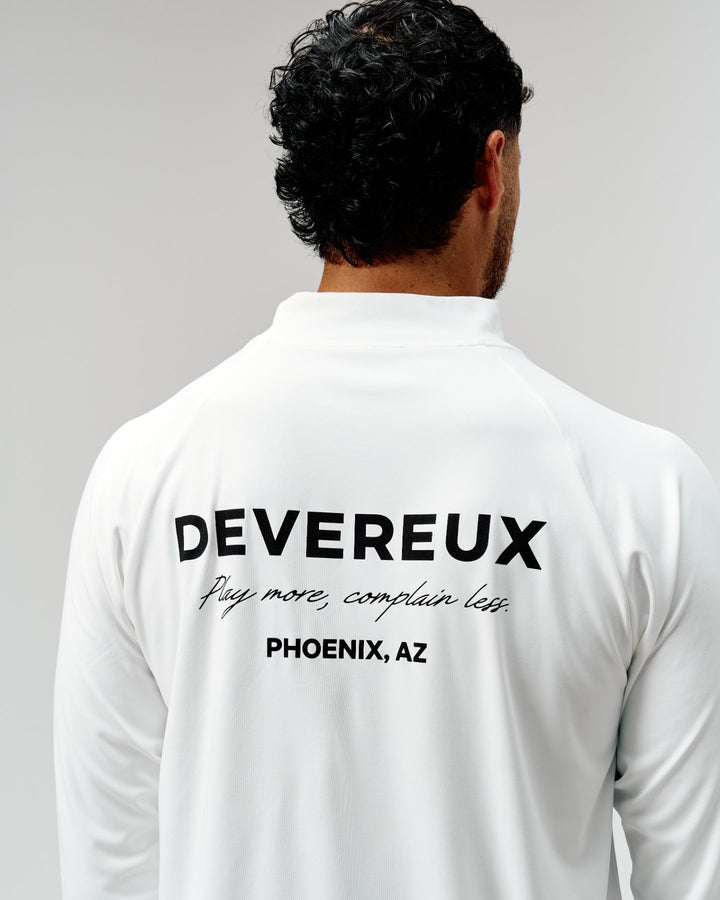 DVG STANDARD LS MOCK TEE 075764003-WHITE