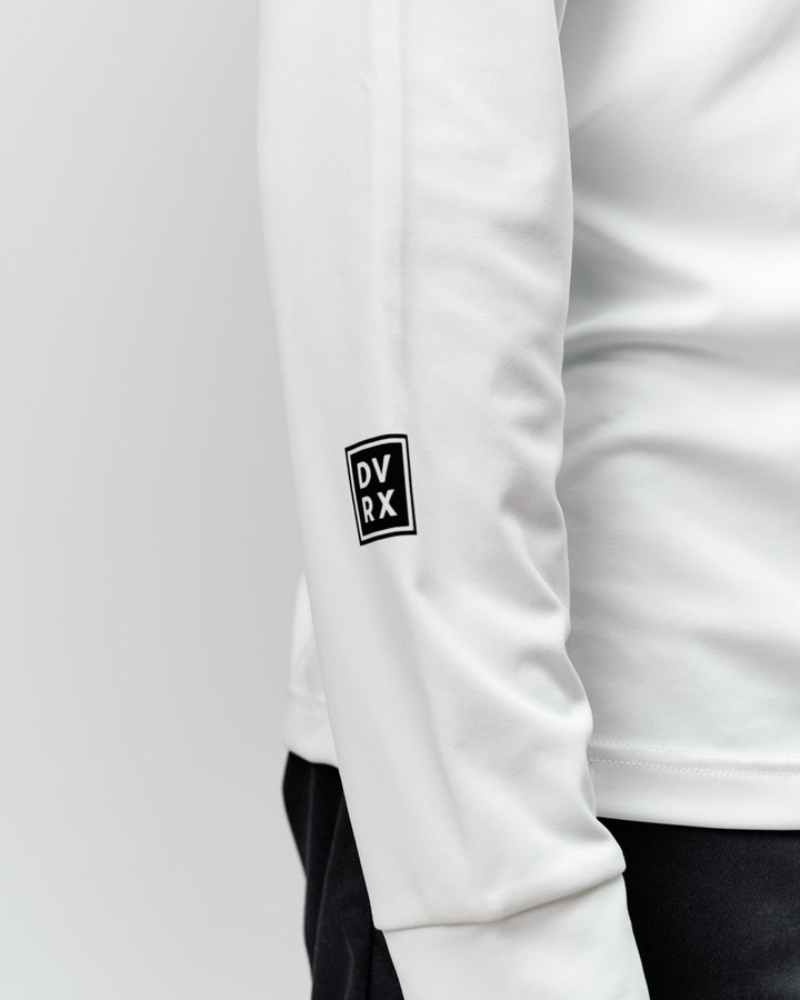 DVG STANDARD LS MOCK TEE 075764003-WHITE