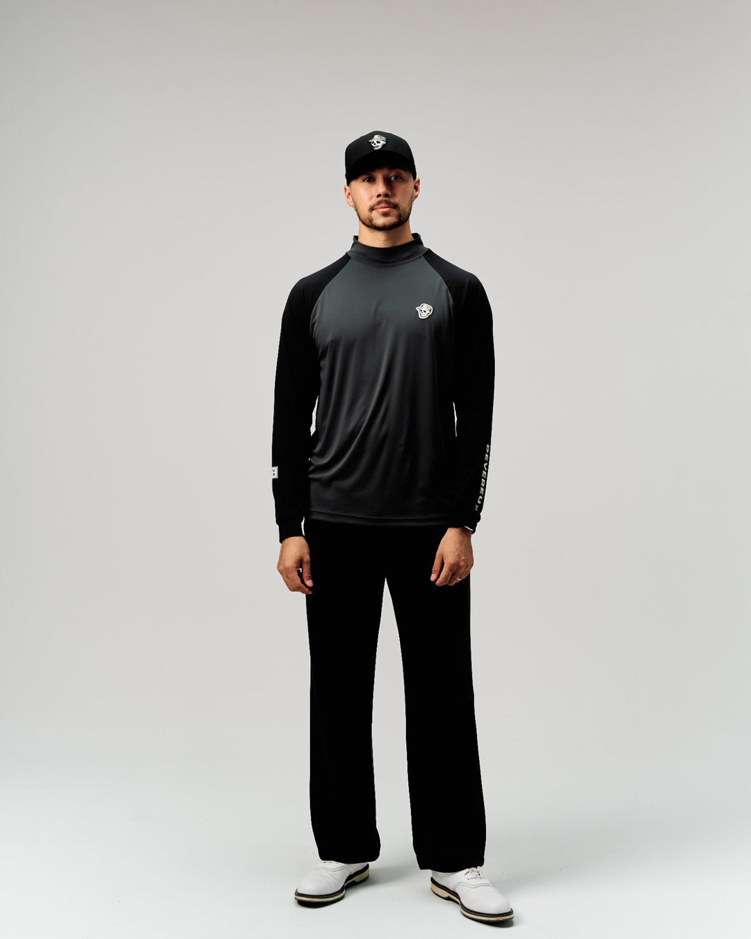 DVG STANDARD LS MOCK TEE 075764003-GRAPHITE