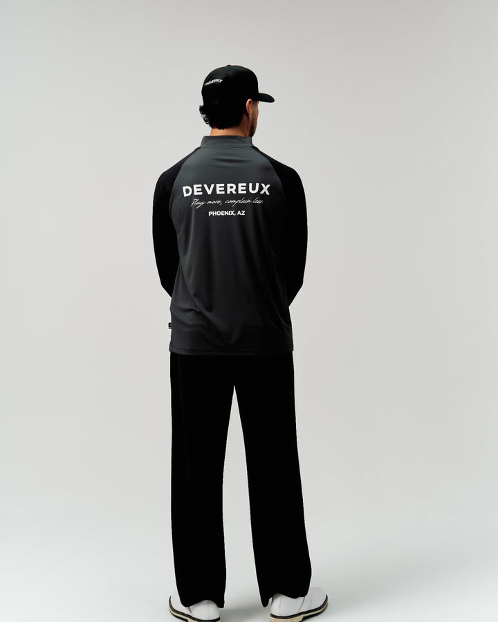 DVG STANDARD LS MOCK TEE 075764003-GRAPHITE
