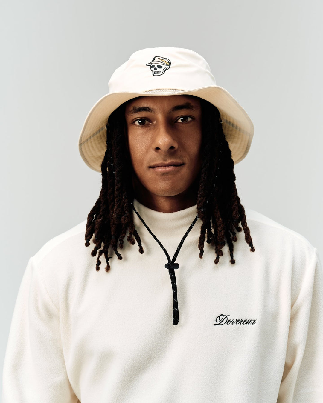 DVG WEATHER CLOTH BUCKET HAT 075764821-ECRU
