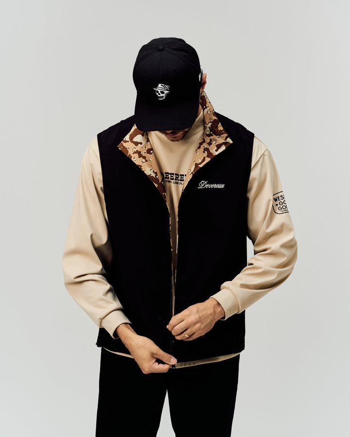 DVG Desert Camo Reversible Vest 075764202-BLACK