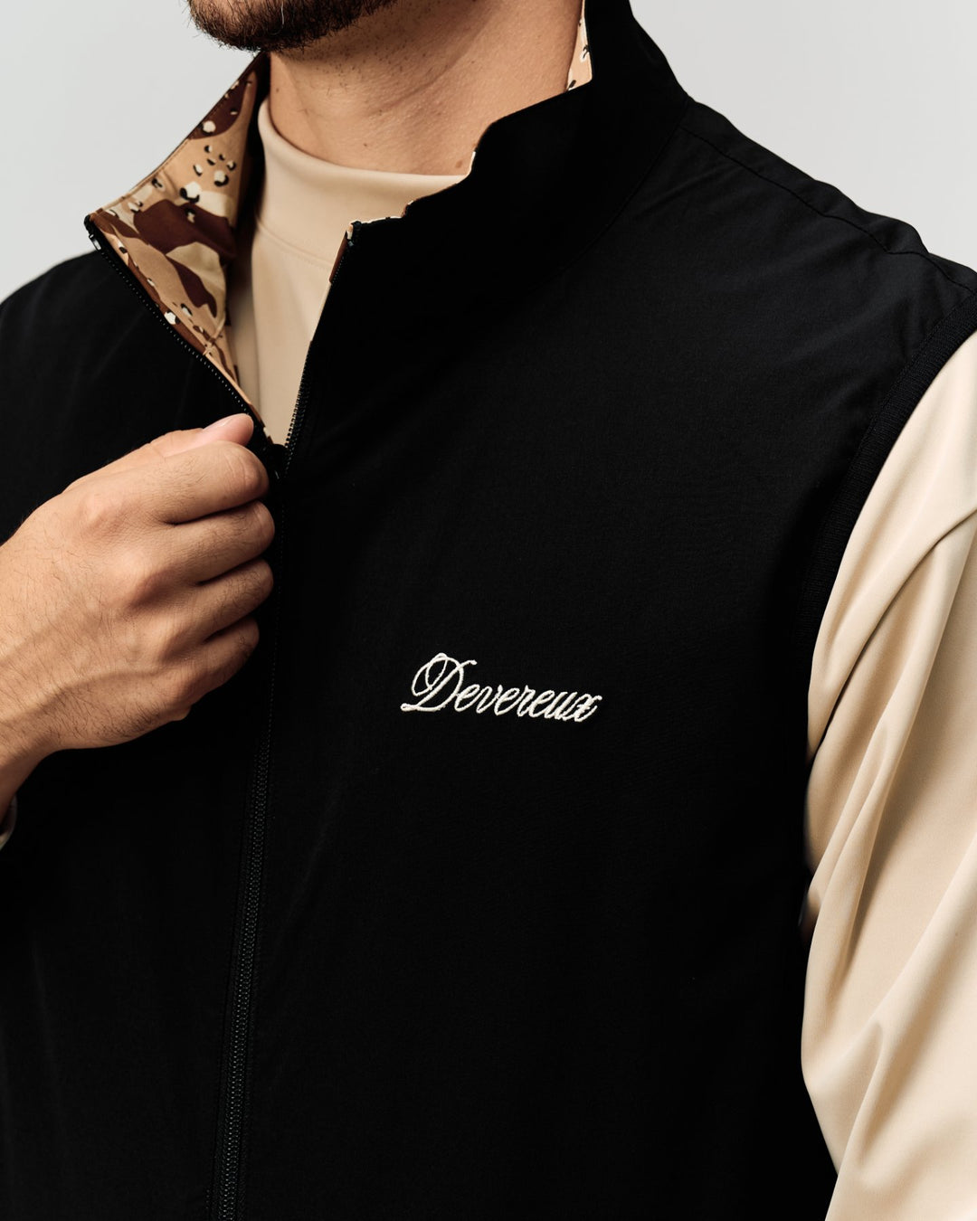 DVG Desert Camo Reversible Vest 075764202-BLACK