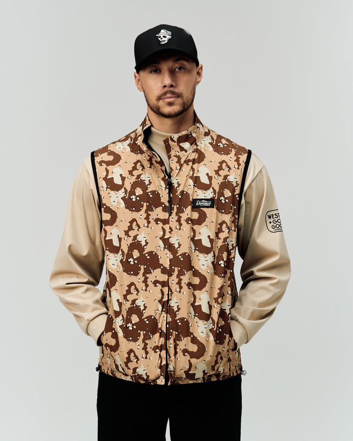 DVG Desert Camo Reversible Vest 075764202-BLACK