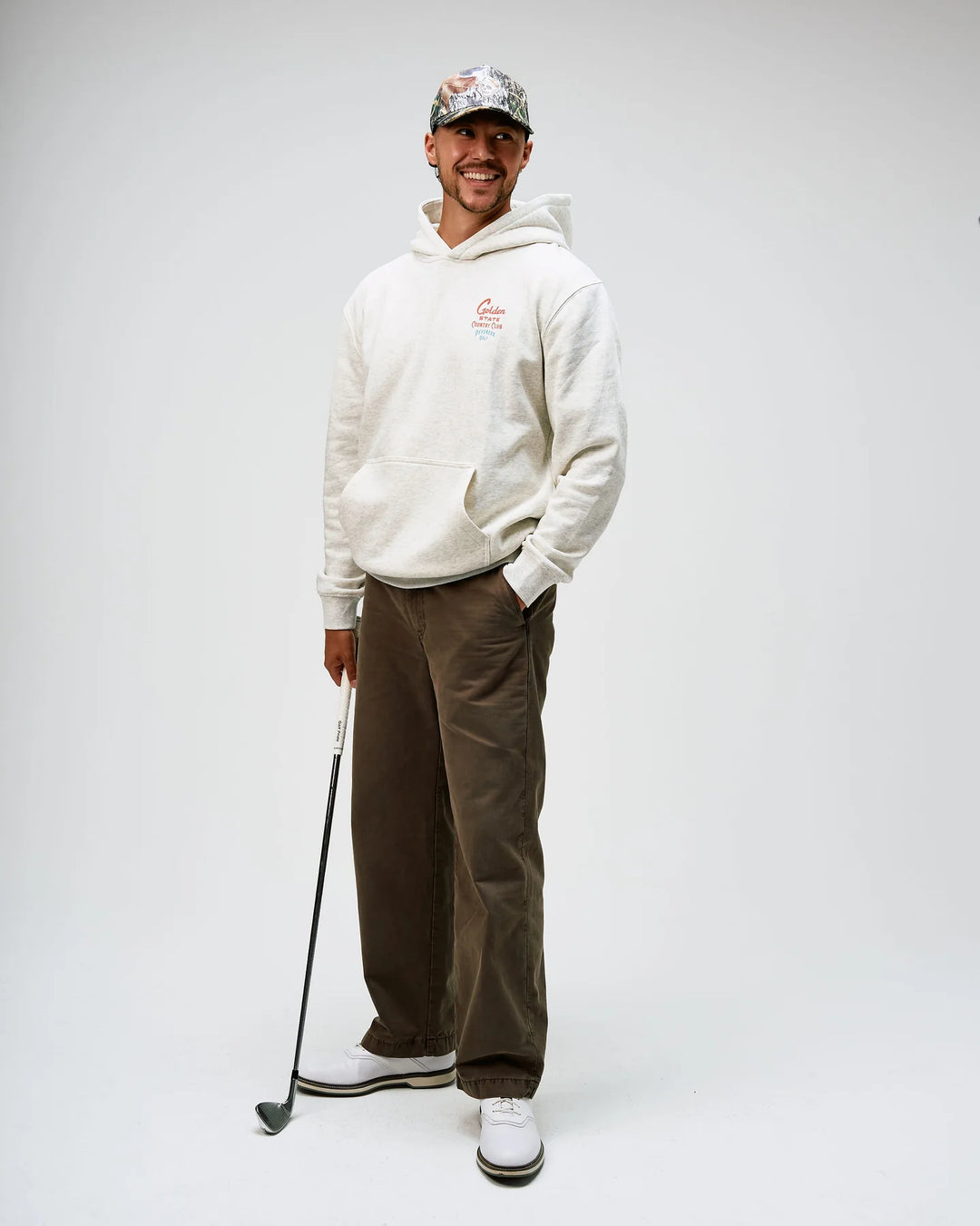 Golden State CC Hoodie 075364014-WHITE HEATHER