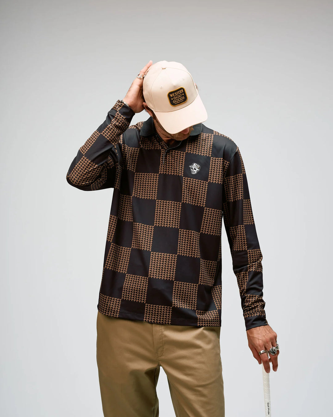 The Back 9 LS Polo 075364012-BLACK