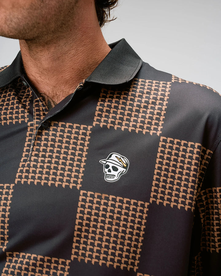 The Back 9 LS Polo 075364012-BLACK