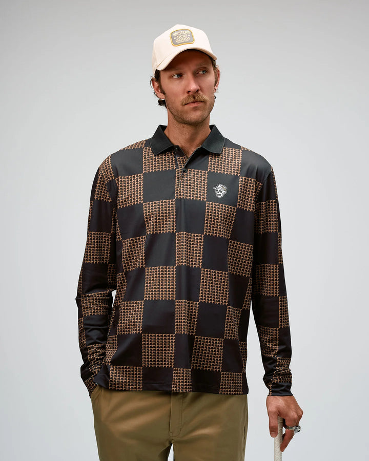 The Back 9 LS Polo 075364012-BLACK