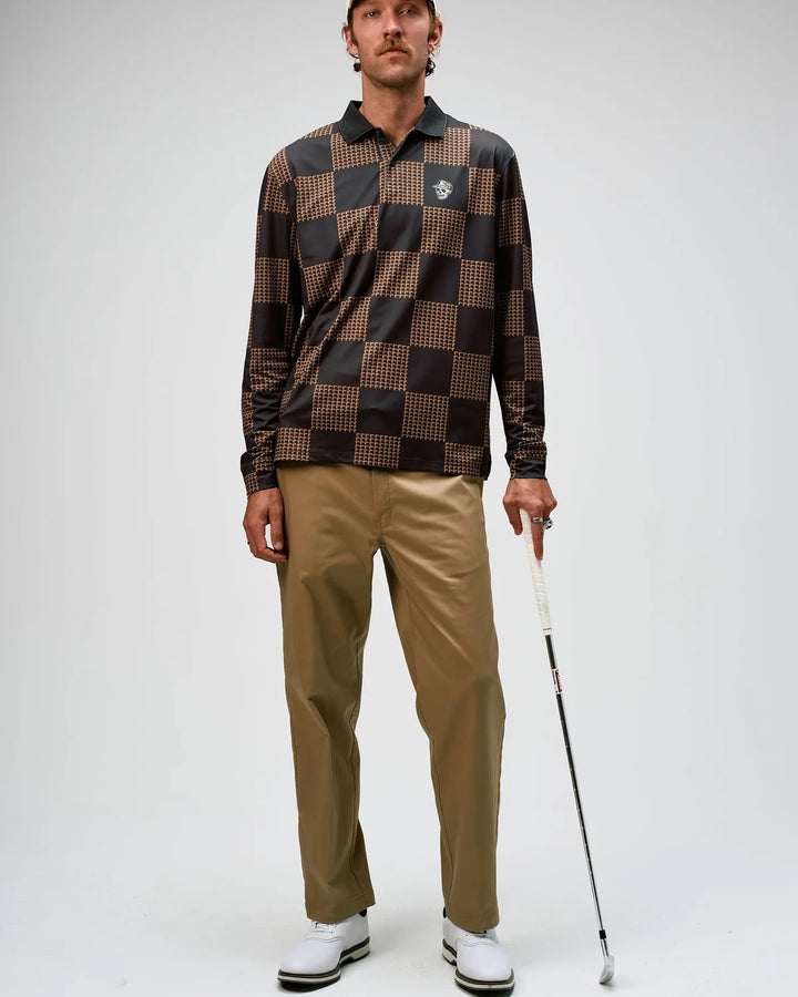 The Back 9 LS Polo 075364012-BLACK