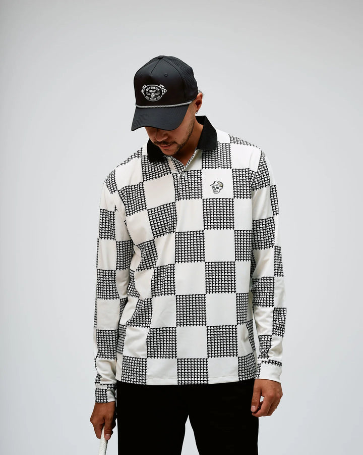 The Back 9 LS Polo 075364012-WHITE