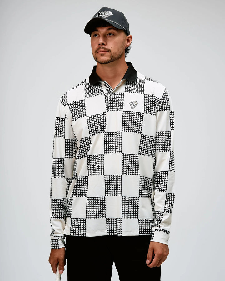 The Back 9 LS Polo 075364012-WHITE