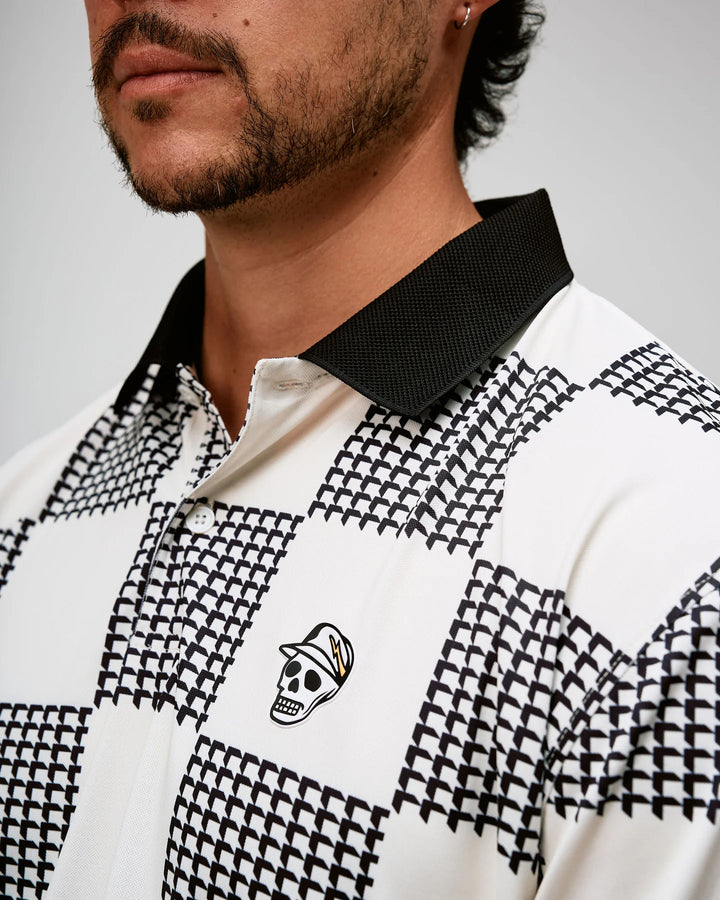 The Back 9 LS Polo 075364012-WHITE