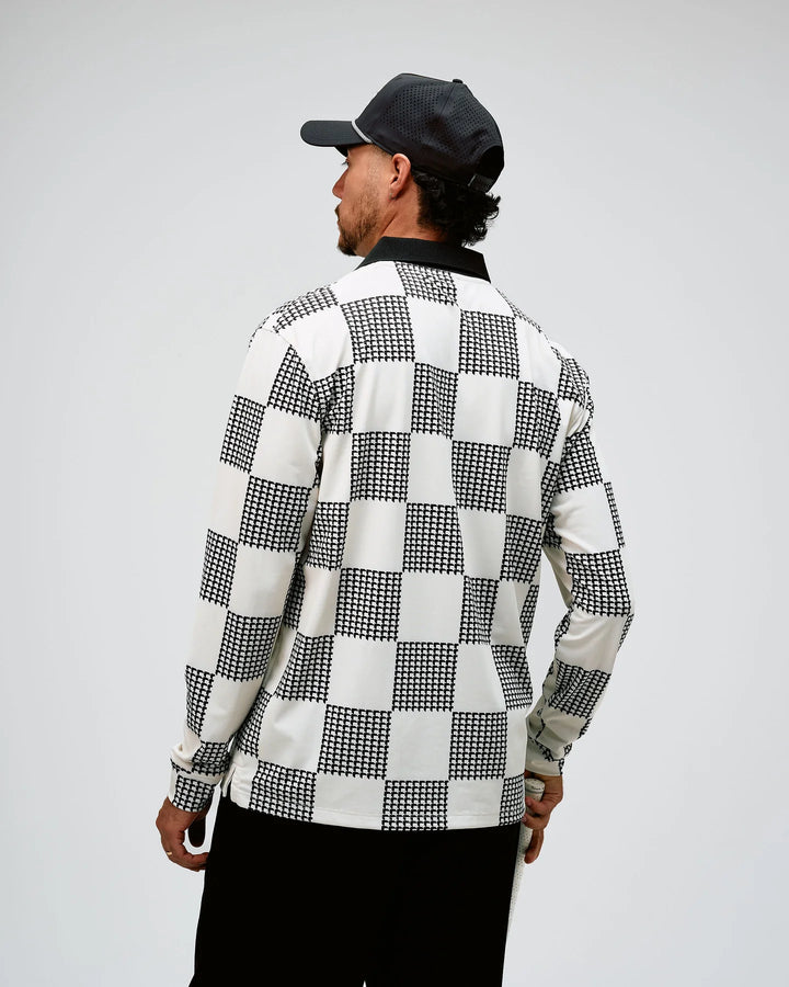 The Back 9 LS Polo 075364012-WHITE