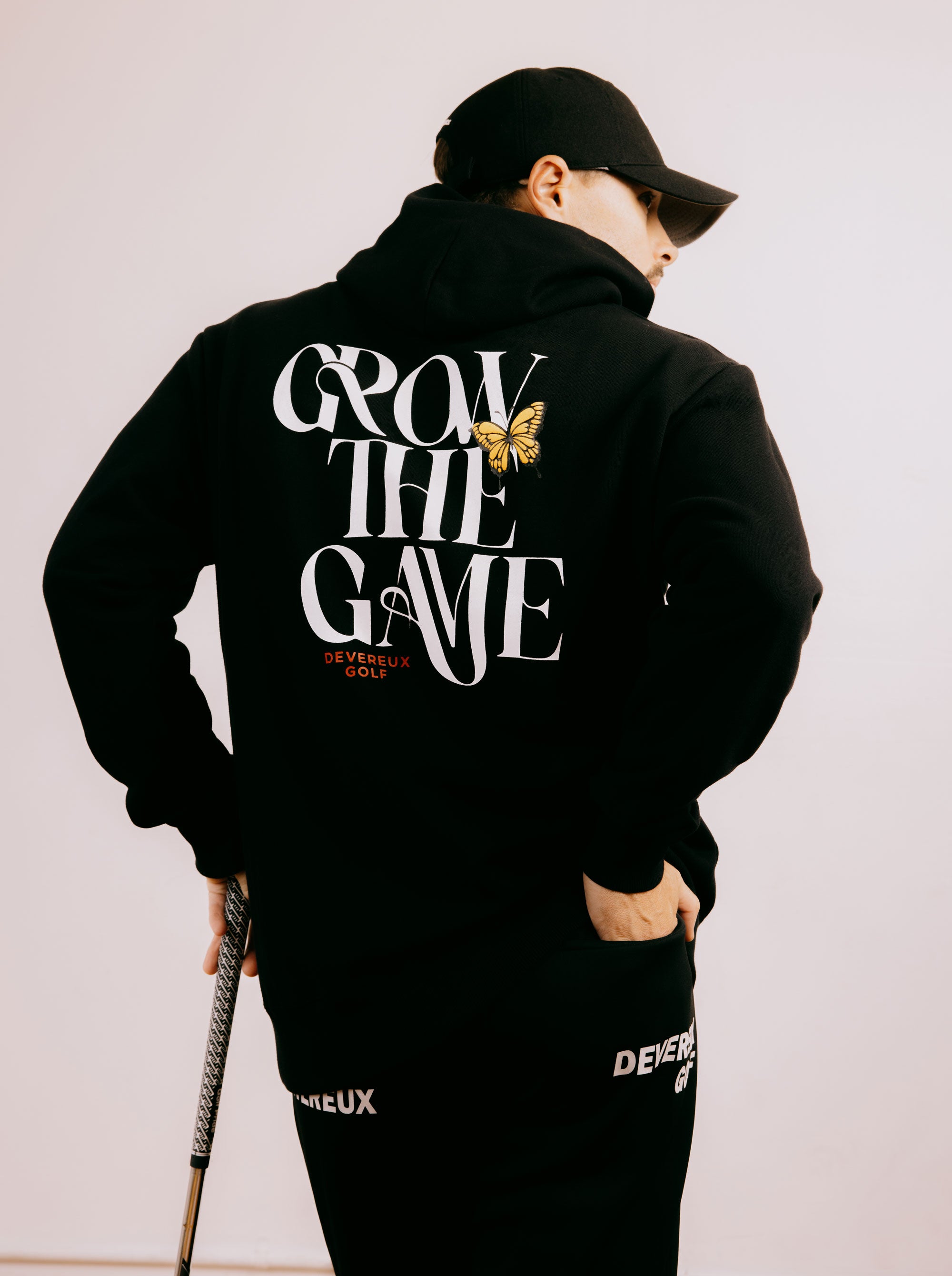 Grow the Game アスレジャーHoodie 763474011-BLACK