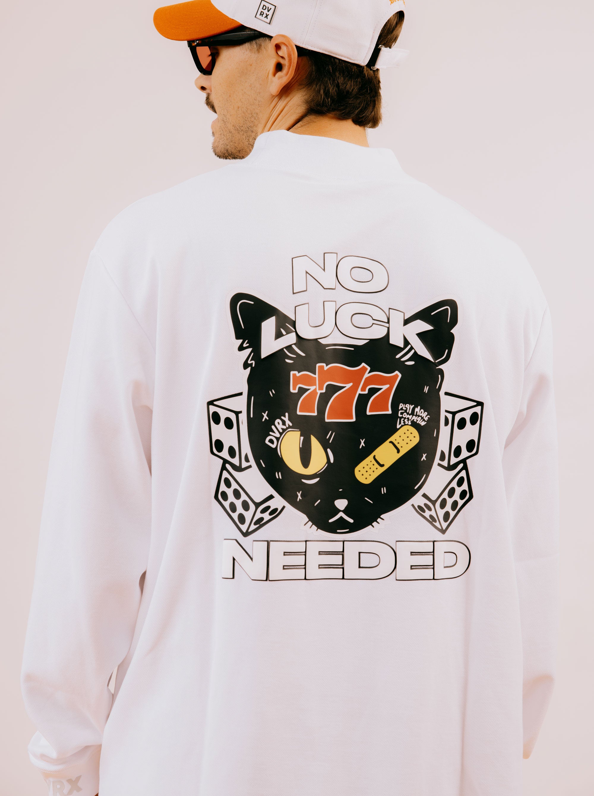 No Luck Needed Mock Neck L/S 763474016-BLACK