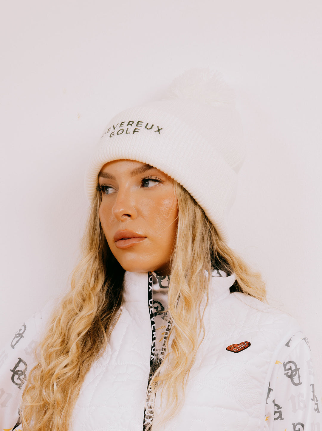 WOMEN Devereux Bonbon Loose Knit ビーニー 763474803-WHITE