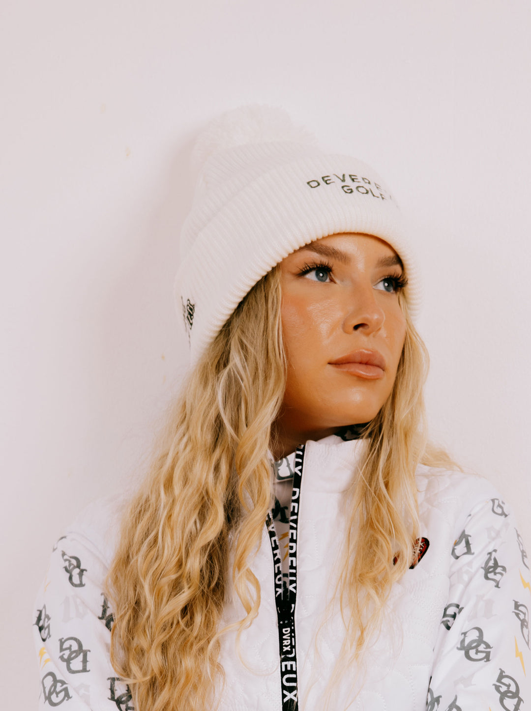 WOMEN Devereux Bonbon Loose Knit ビーニー 763474803-WHITE