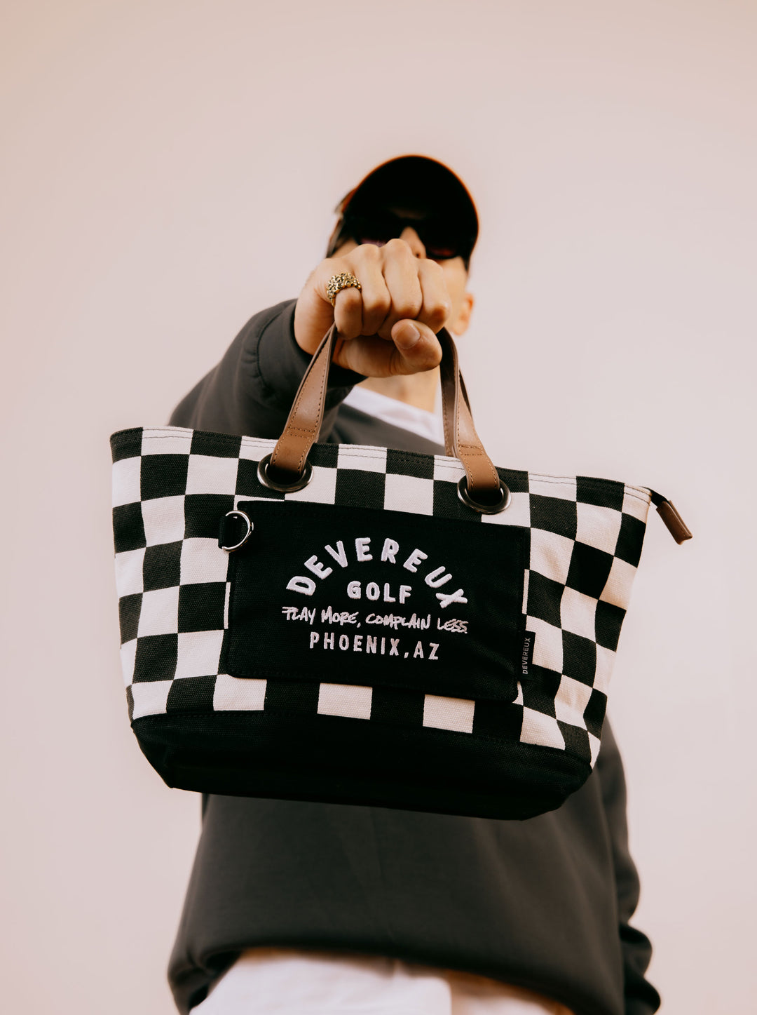 checker cart bag 075754835-WHITE