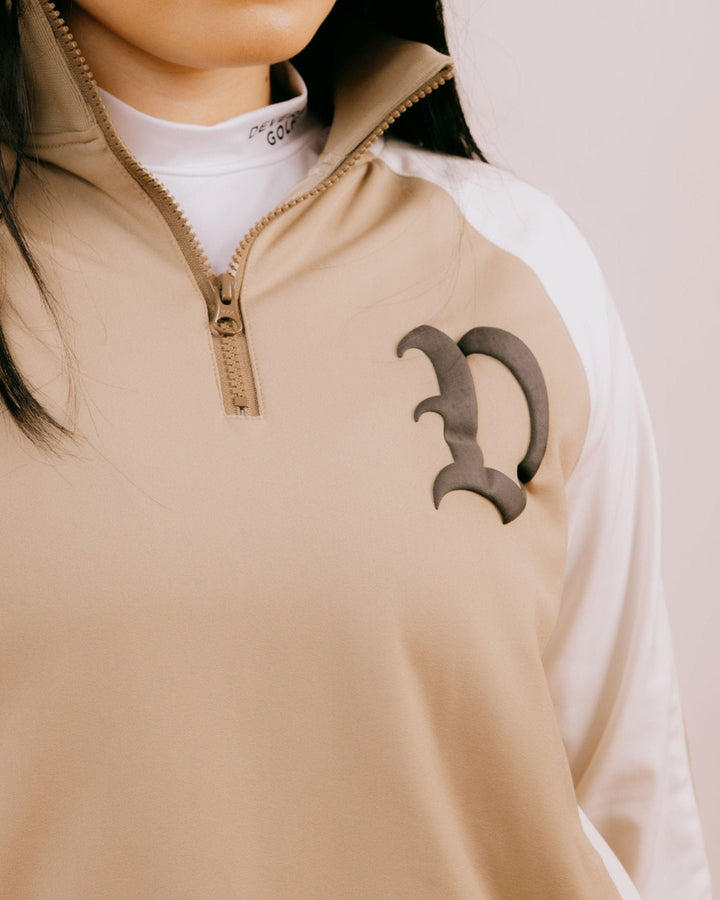 WOMEN Highly Addictive 37.5 Half Zip JK 763474170-SAND