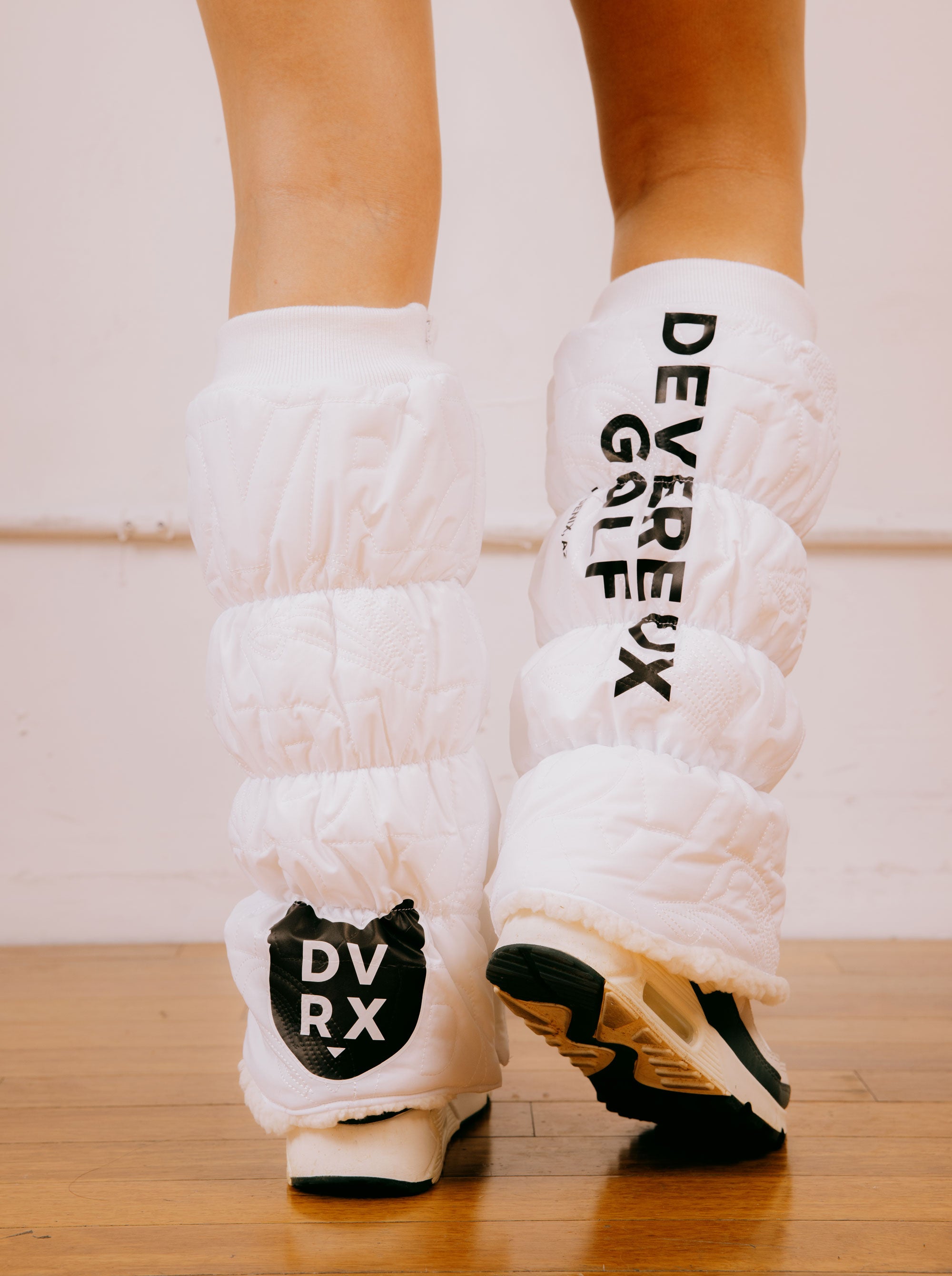 DVRX Cat キルトレッグウォーマー 763474808-WHITE