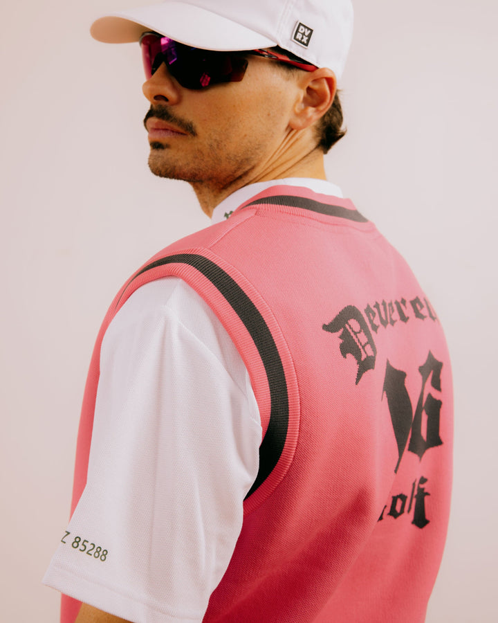 16th Hole Run Club Vネックベスト 763474703 PINK