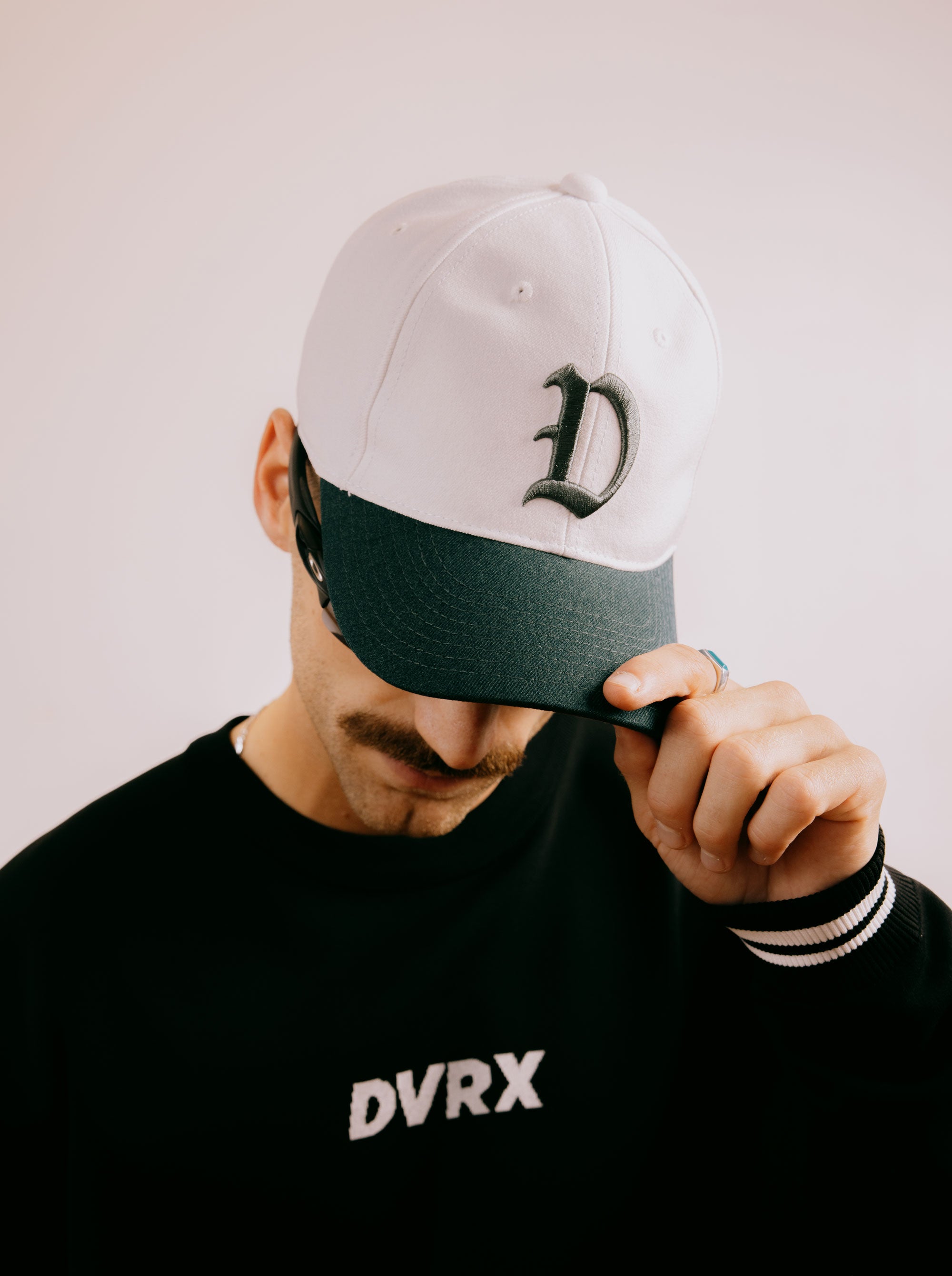 DVRX D Logo Cap 763474813-WHITE/GREEN