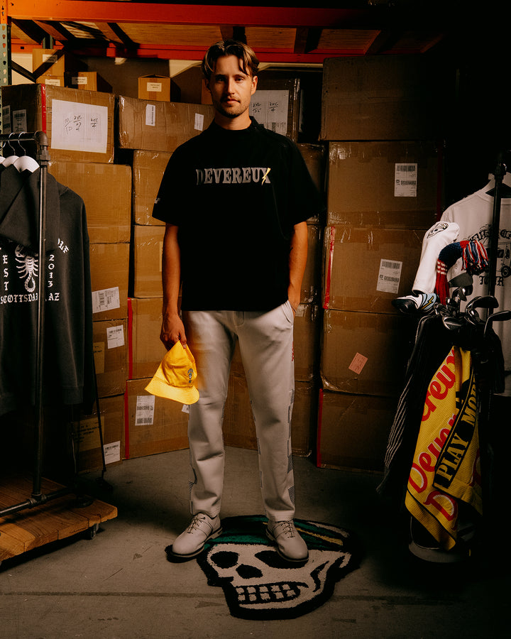 フリーモーション 半袖 プルオーバー 075754001-BLACK