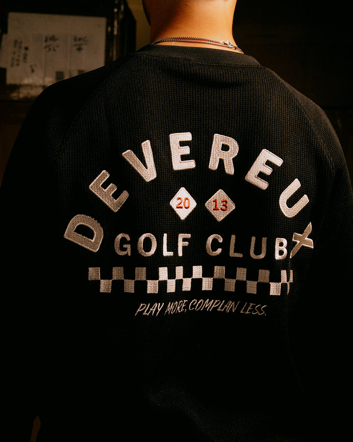 ショッカースカルクォーターゲージ 裏付きプルオーバー 075754015-BLACK