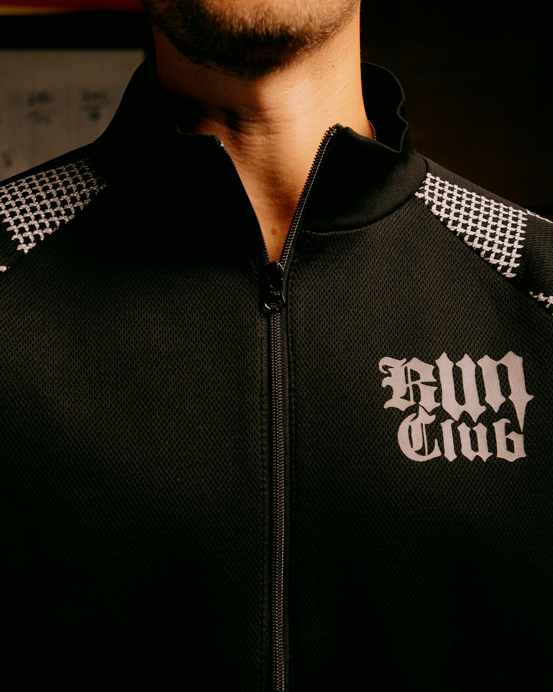 Back9Run club フルジップジャケット 075754102-BLACK