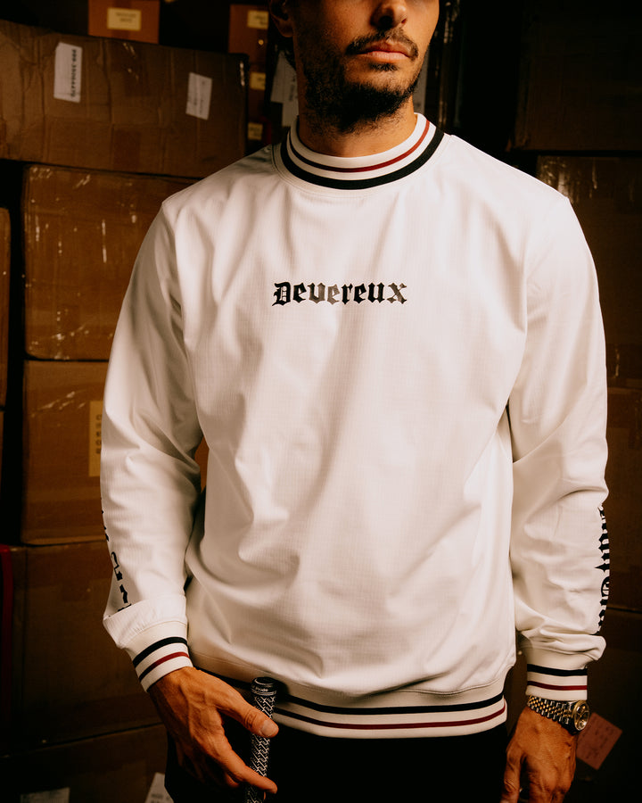 16Runclub ストライプリブモック 075754007-WHITE