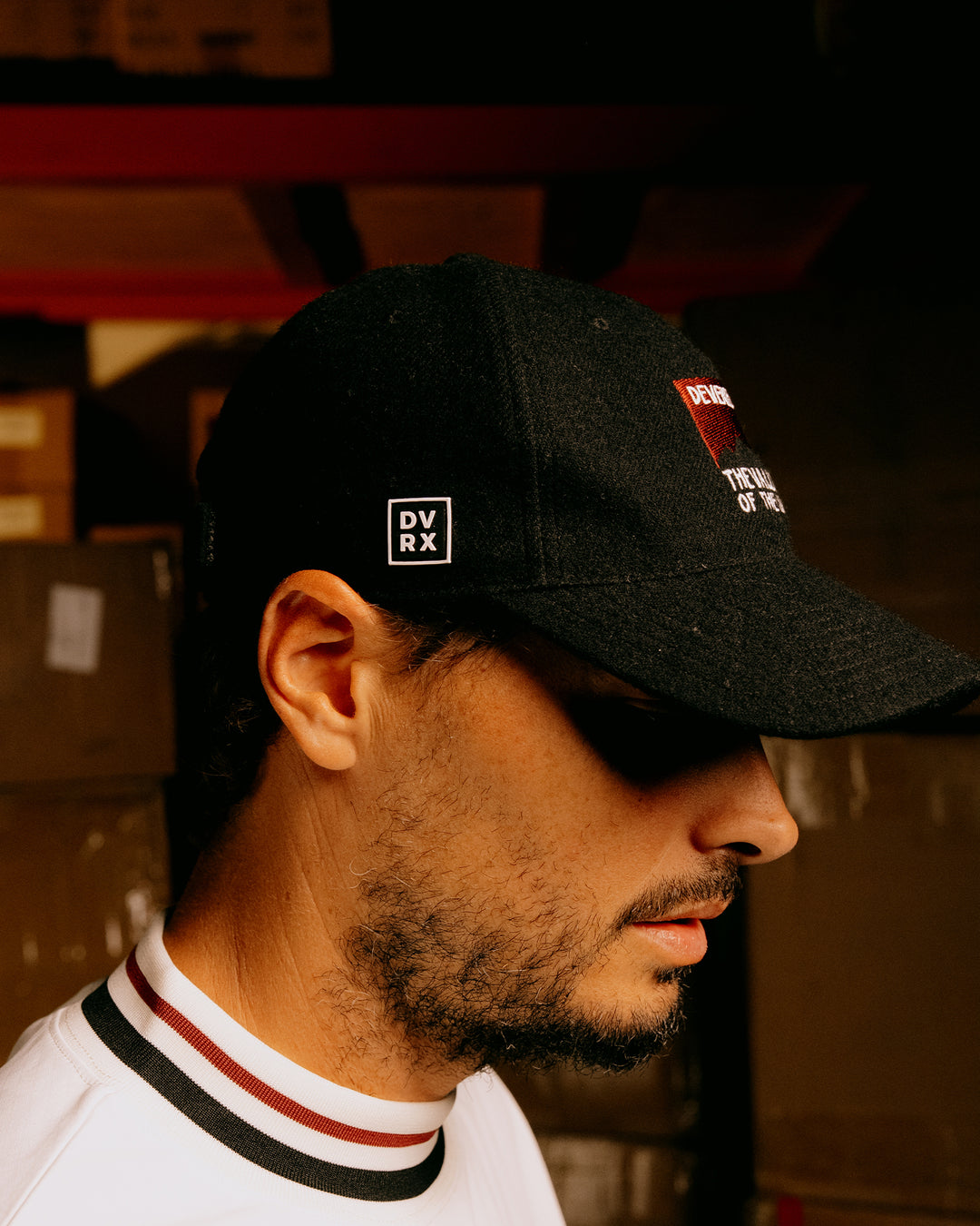 Vally フラノハット 075754804-BLACK