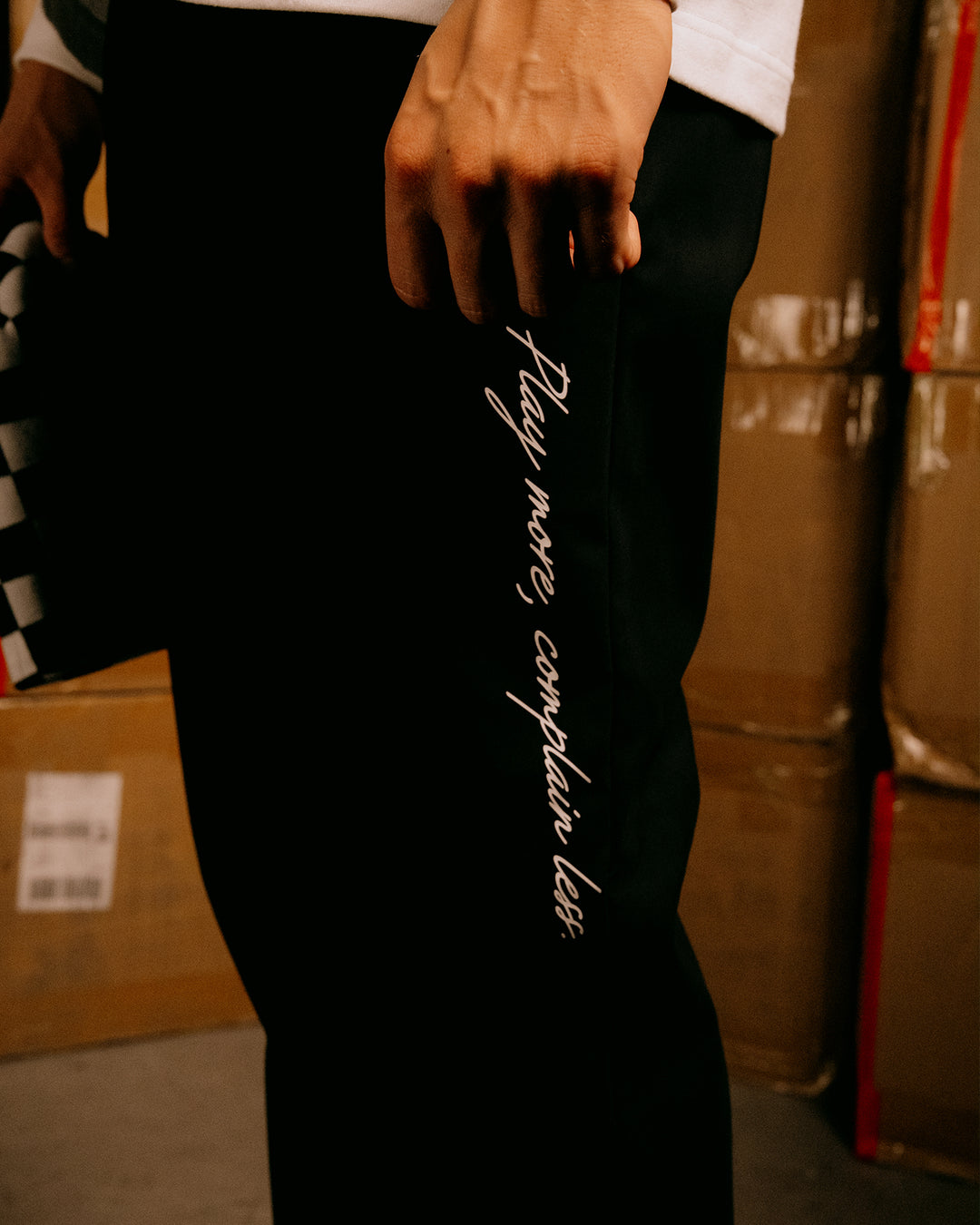 VALLEY 3層フリースパンツ 075754409-BLACK