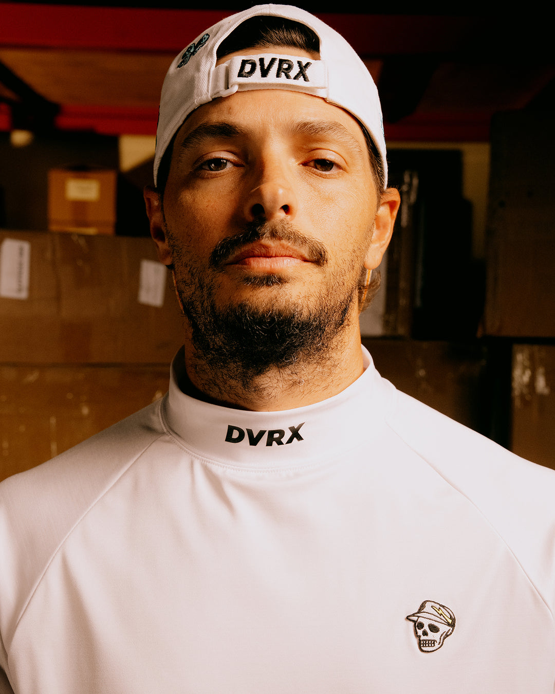 エッセンシャル インナーモック ロングスリーブ 075754005-WHITE