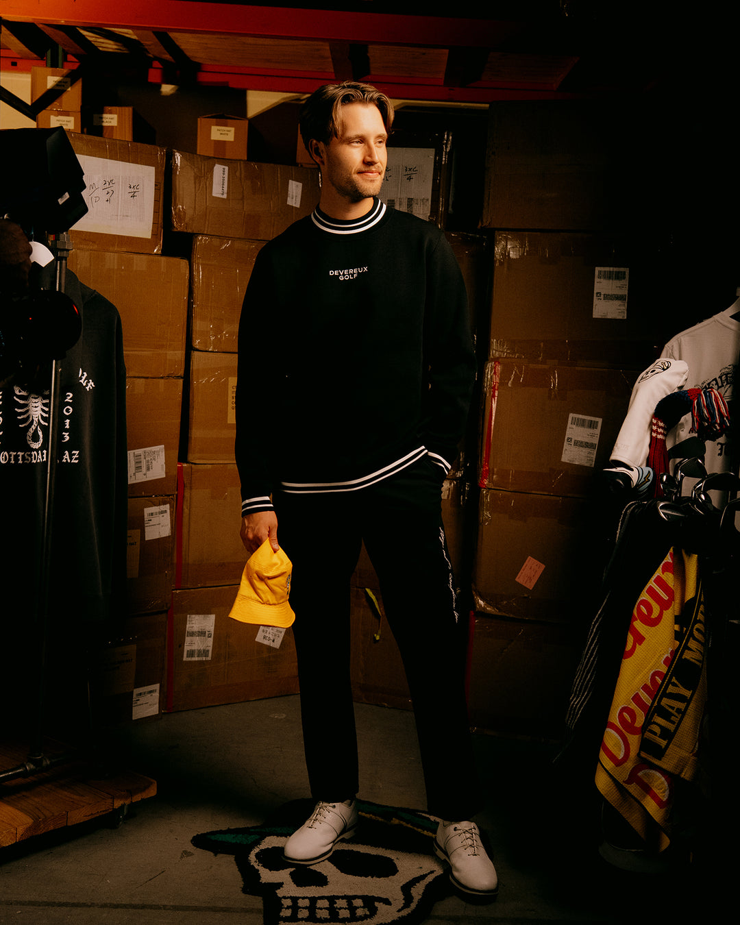 ハイリーアディクティブ 裏付きニット 075754704-BLACK