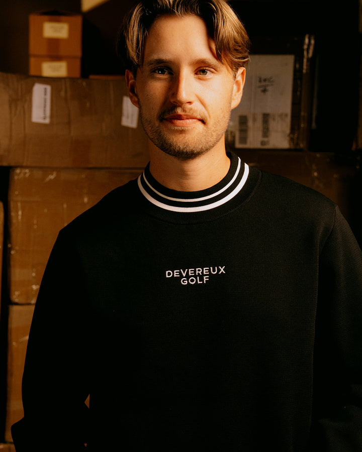 ハイリーアディクティブ 裏付きニット 075754704-BLACK