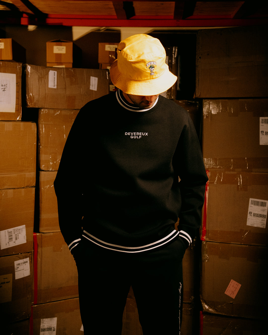 ハイリーアディクティブ 裏付きニット 075754704-BLACK