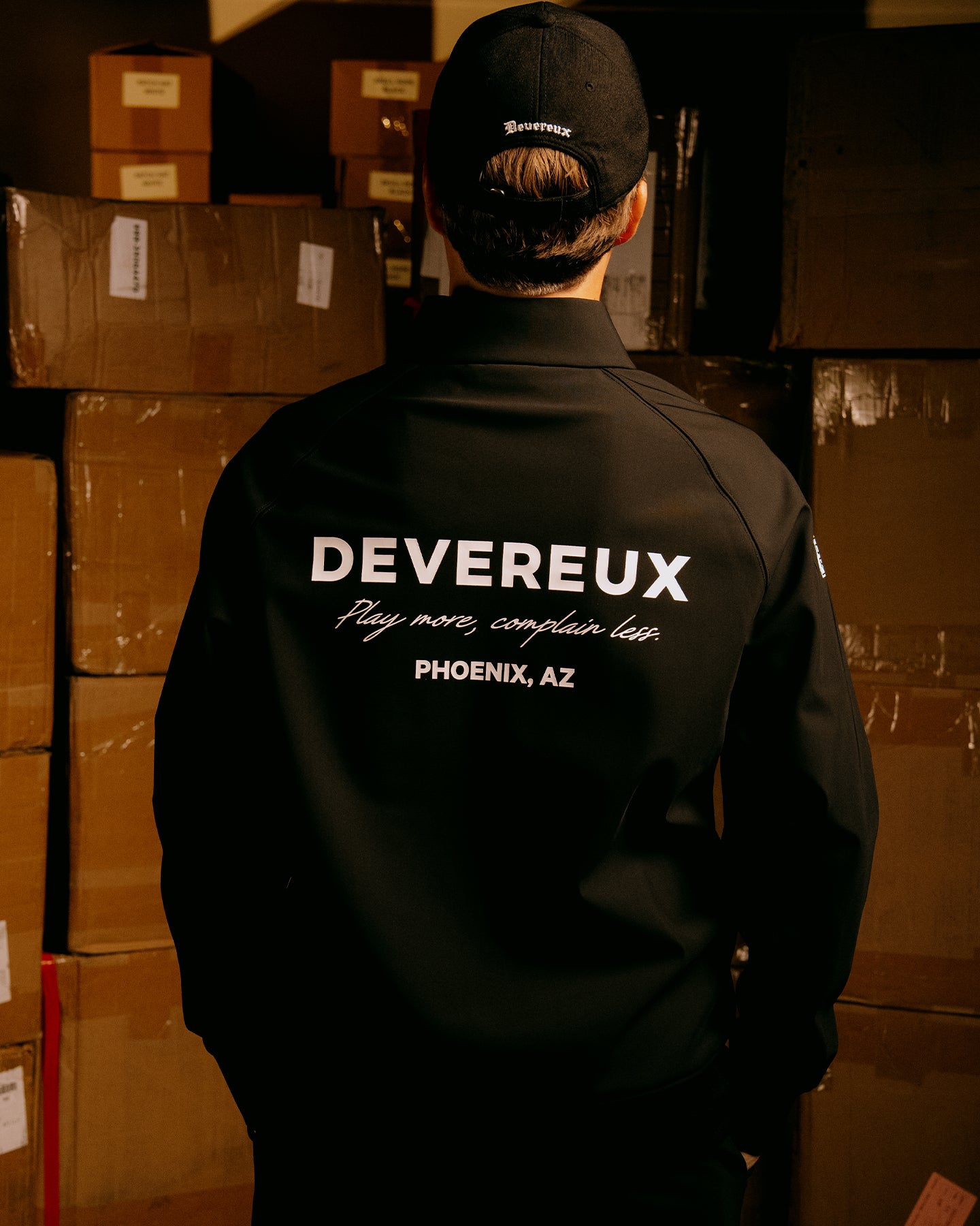 VALLEY 3層フリース ハーフジッププルオーバー 075754026-BLACK