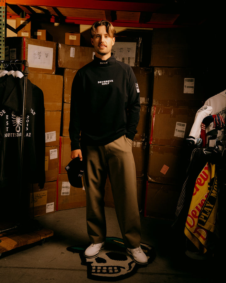 MEN マルチギアワイドパンツ 075754400-BROWN